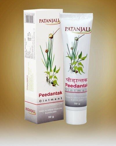 Ayurvedic Patanjali Peedantak Pain Reliever Ointment 50gm, increases blood circulation
