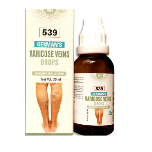 German Homeo Care & Cure Varicose Veins 539 (30ml)