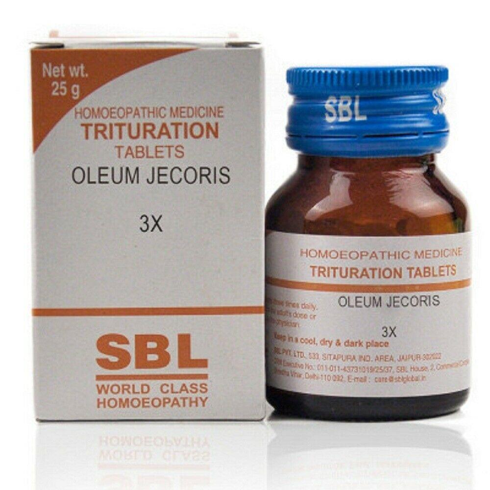 SBL Oleum Jecoris Trituration Tablet 3X (25gm)