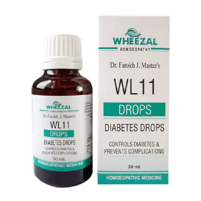 Wheezal WL-11 Diabetes Drops (30ml)