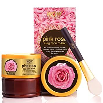 WOW Skin Science Pink Rose Clay Face Mask(200ml)