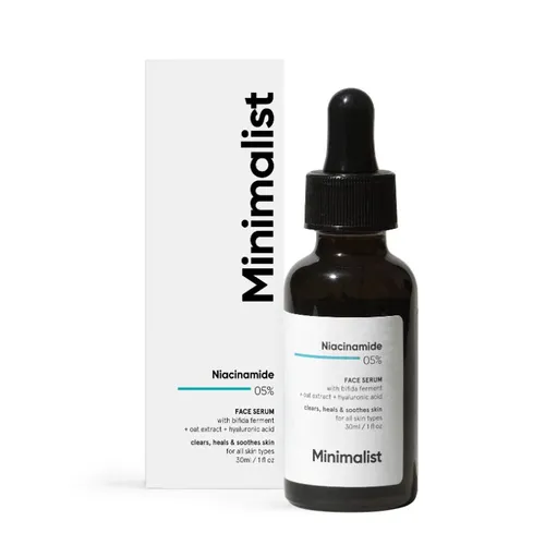 Minimalist 05% Niacinamide Face Serum for Clears,Heals & Soothes Skin(30ml)