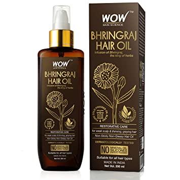 Wow Skin Science Bhringraj Hair Oil(200ml)