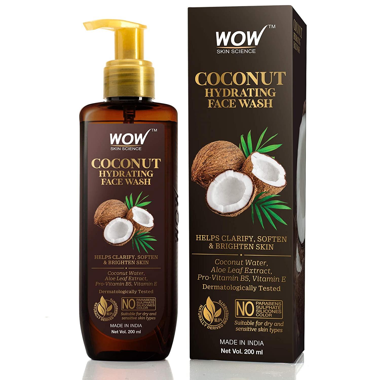 WOW Skin Science Coconut Hydrating Face Wash(200ml)