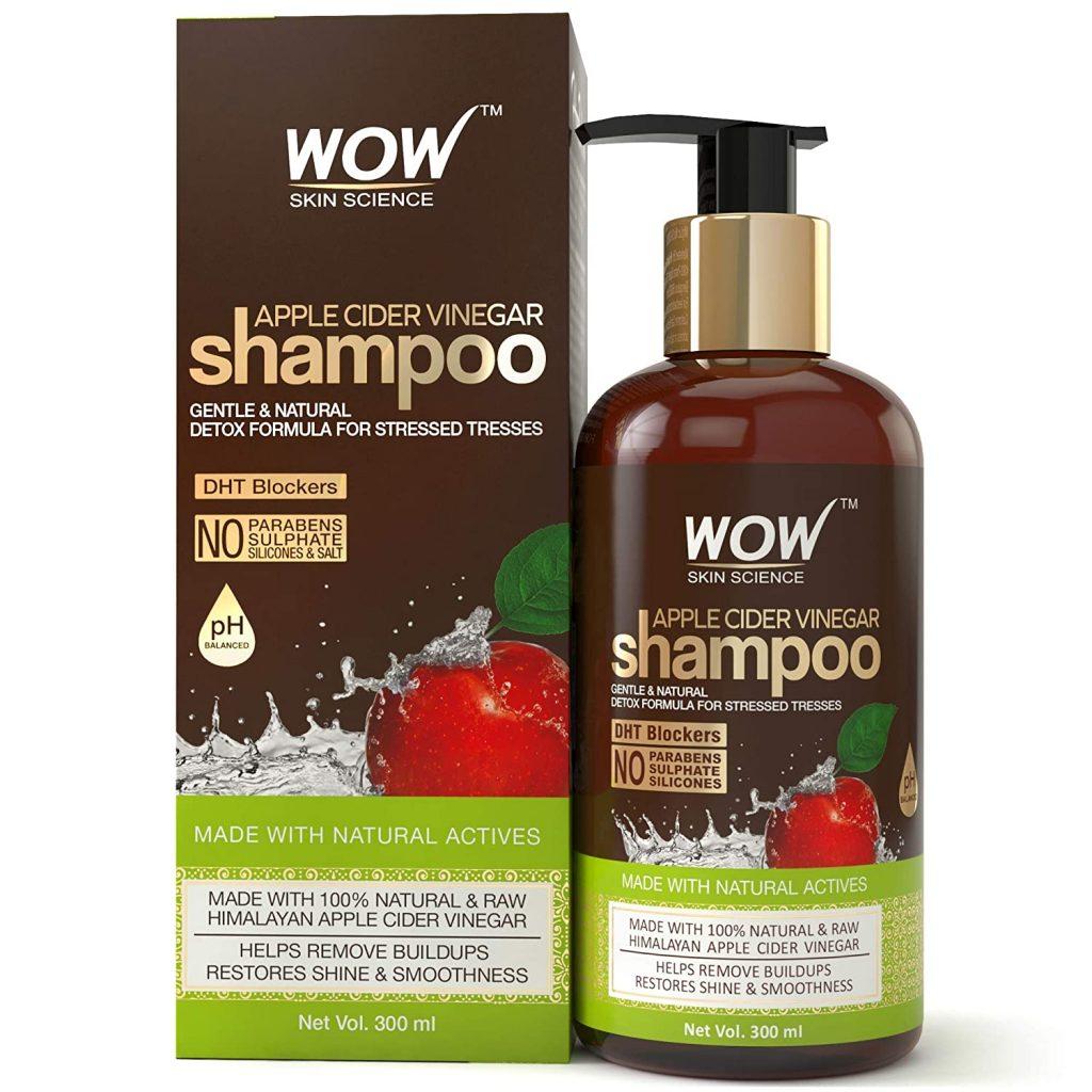 WOW Apple Cider Vinegar No Parabens & Sulphate Shampoo – 300 ml