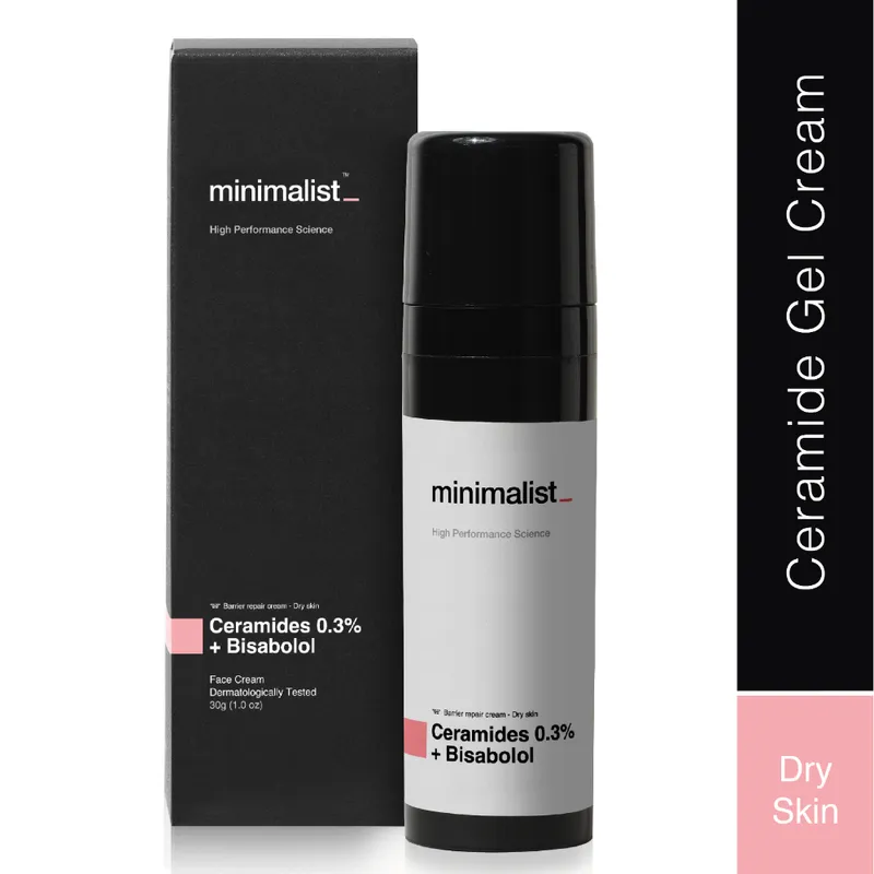 Minimalist 0.3% Ceramides Barrier Repair Moisturizing Cream With Bisabolol For Dry Skin(30 g)