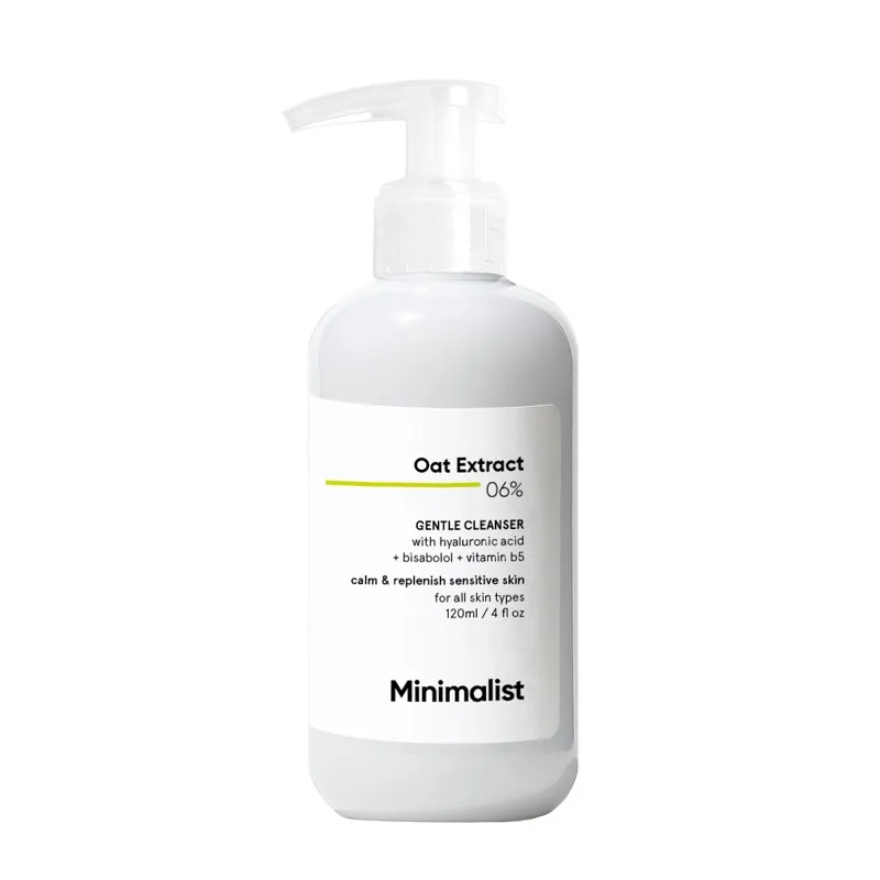 Minimalist 6% Oat Extract Gentle Cleanser With Hyaluronic Acid For Sensitive Skin(120ml)