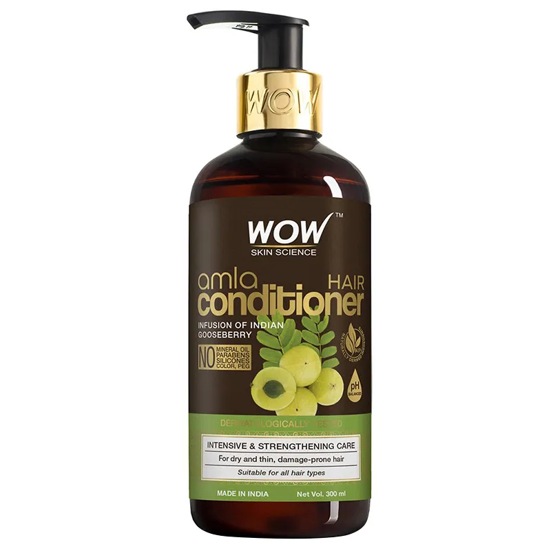 WOW Skin Science Amla Hair Conditioner For Dry & Thin Damage Prone Hair(300ml)