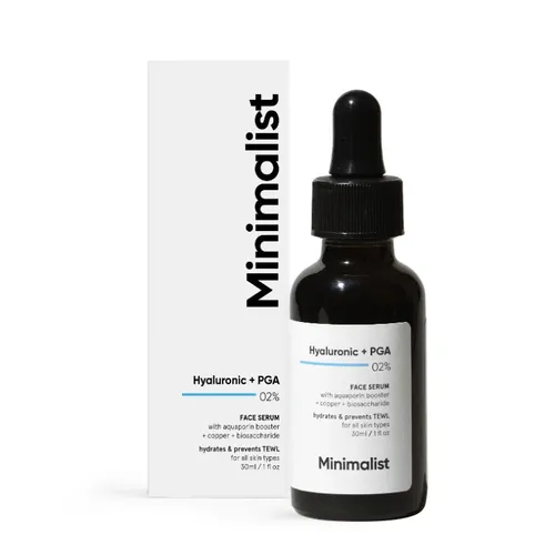 Minimalist 02 Hyaluronic PGA Face Serum for Hydrates & Prevents TEWL(30ml)