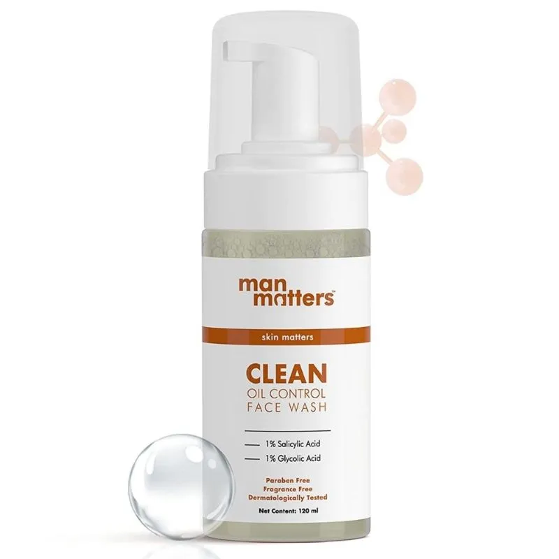 Man Matters Oil Control - Acne & Pimples Face Wash For Men(120ml)