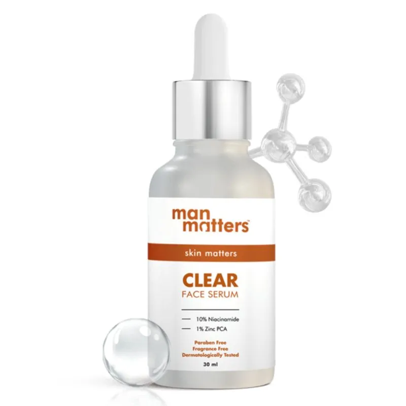 Man Matters Clear 10% Niacinamide Serum For Acne & Dark Spots For Men(30ml) - Image 2