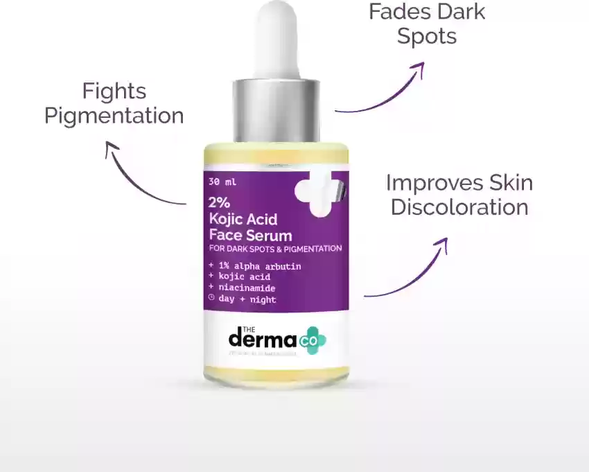 The Derma Co 2% Kojic Acid Face Serum With 1% Alpha Arbutin & Niacinamide (30ml) - Image 2