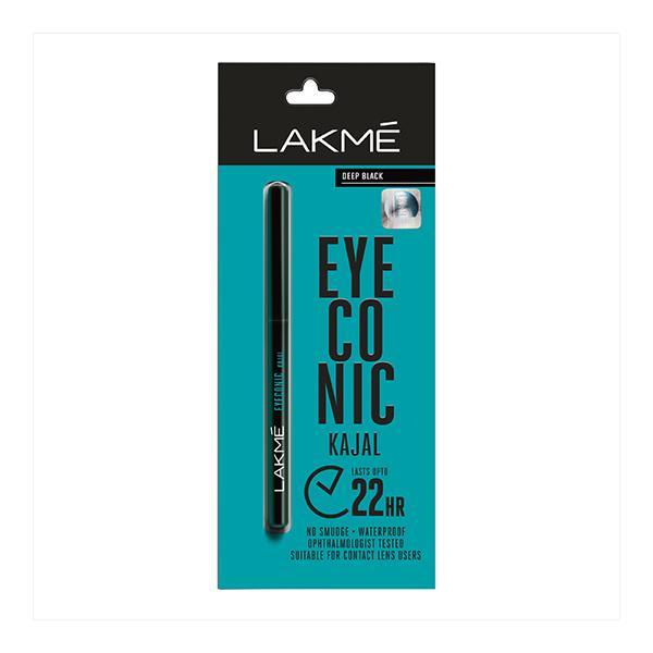 Lakme Eyeconic Kajal - Deep Black 0.35 gm Make-Up Eyes