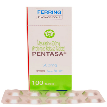 Pentasa 500mg pack of 100 tabs